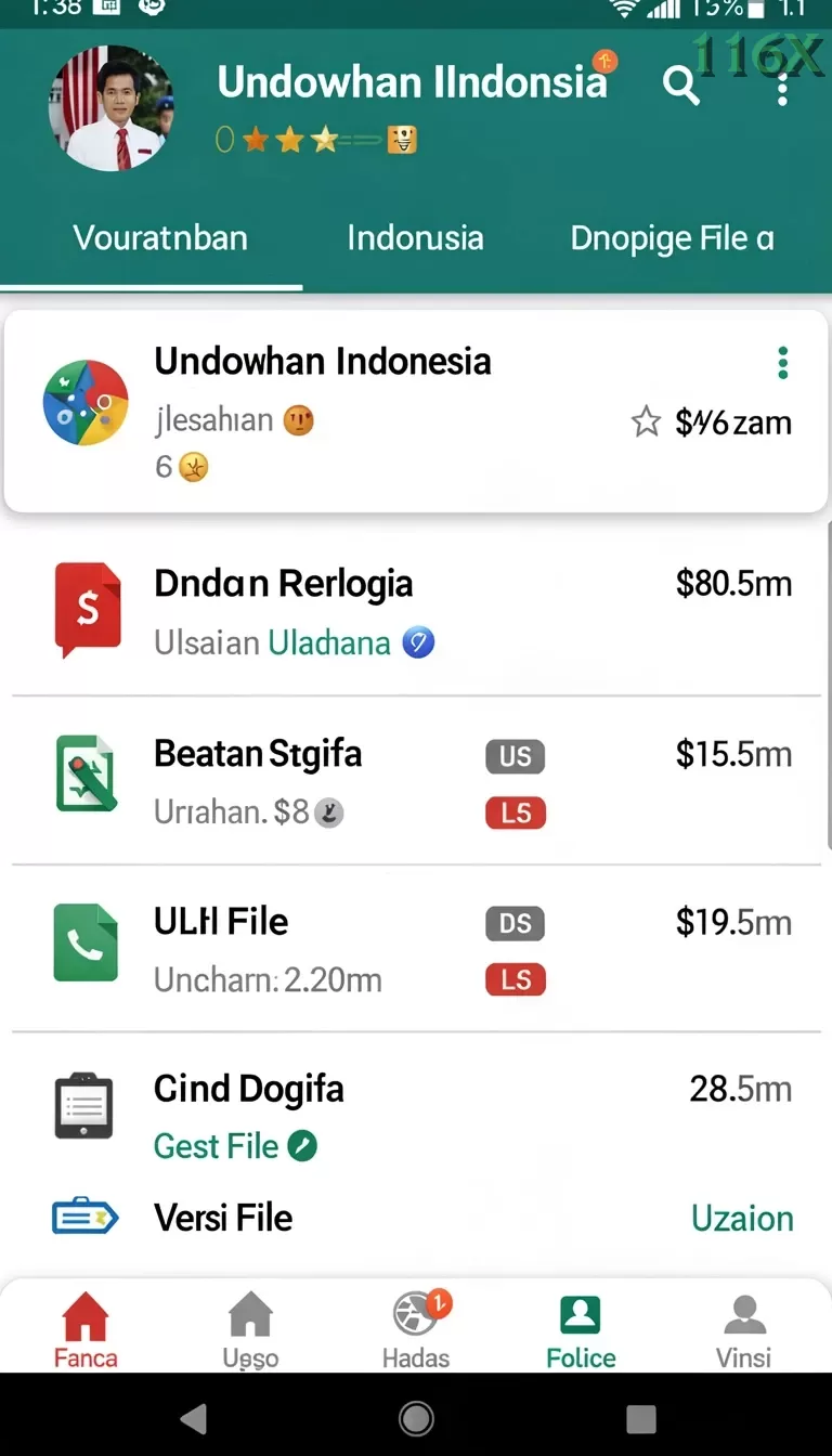 Cuplikan layar 7METER — pengaturan akun